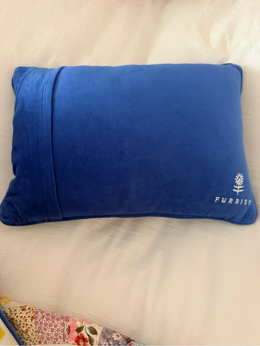 Light Blue 'Thou Shall Not Try Me' Accent Pillow